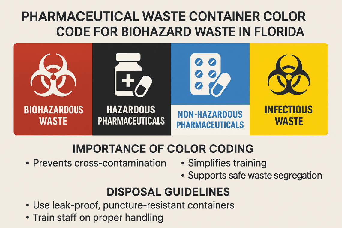 Pharmaceutical Waste Container Color Code,
