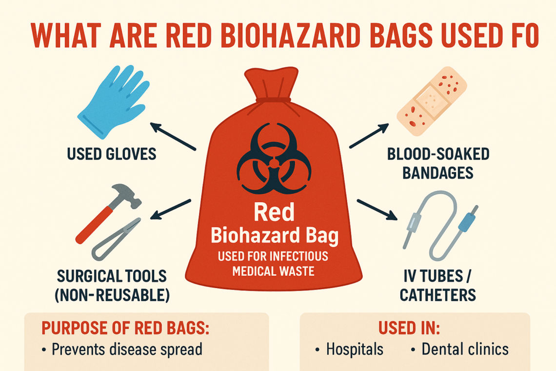 What Are Red Biohazard Bags Used For,